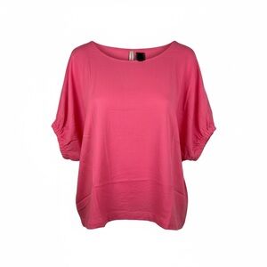Zenana Outfitters Pink Dolman Sleeve Top